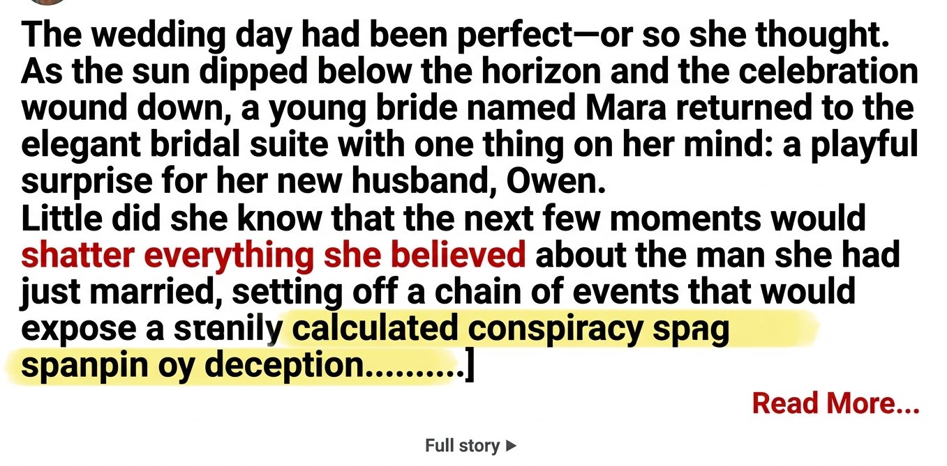 On my wedding night, I hid beneath the bed to surprise my husband — but a woman stepped into our room and put a call on speaker.