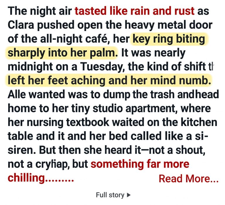 midnight café story excerpt