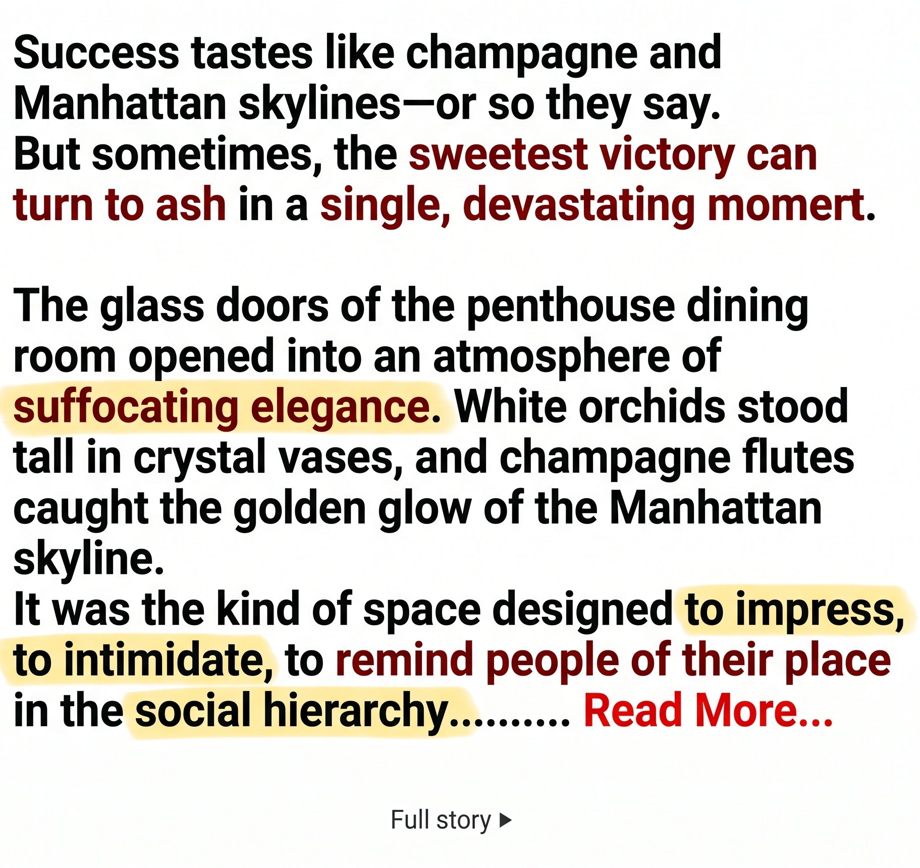 manhattan penthouse success story