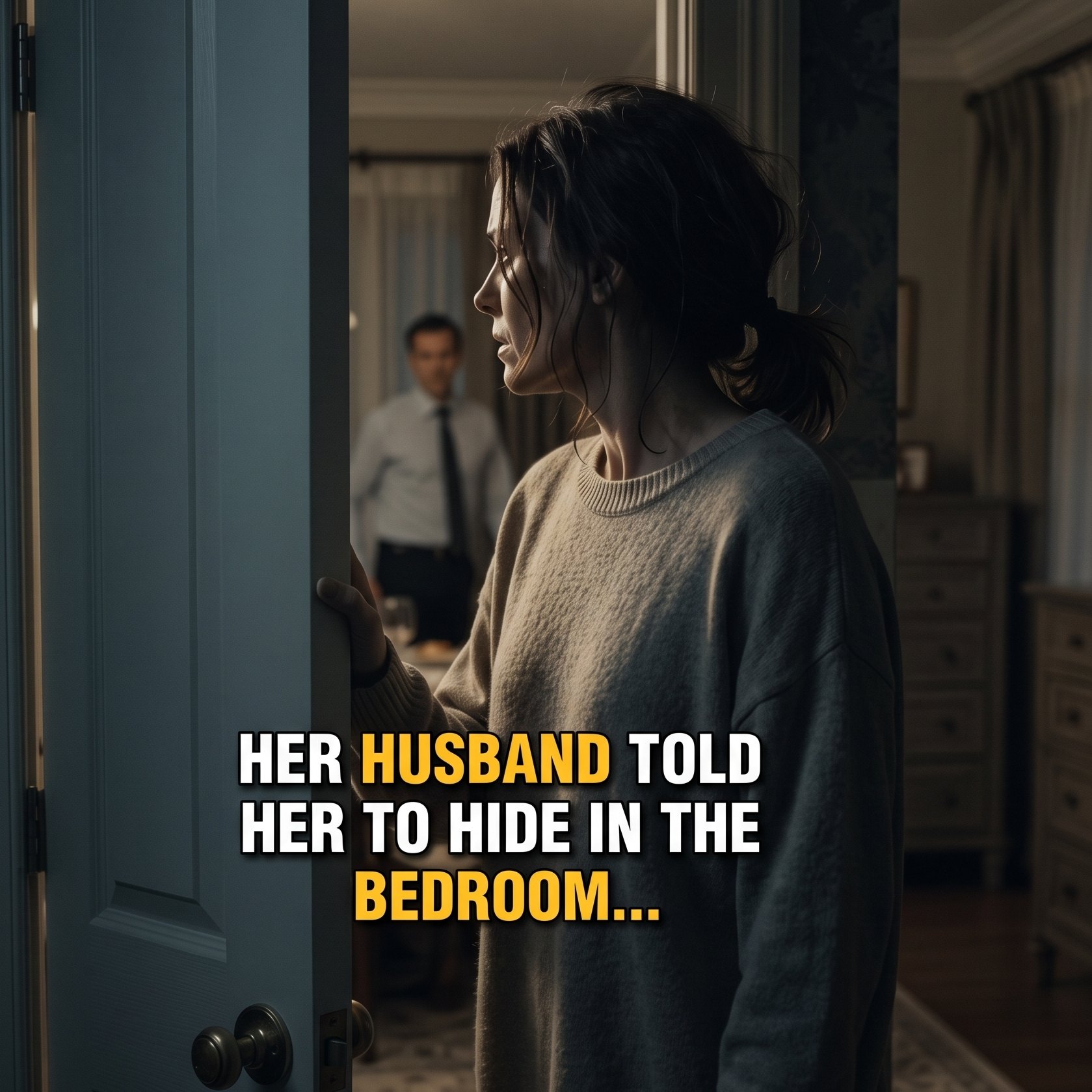 My husband invited his boss to our house, but just before he arrived, he looked at me with disgust and whispered, “Stay in the bedroom. I’m ashamed to have you seen like this. If my boss sees you, you’ll ruin my promotion.”