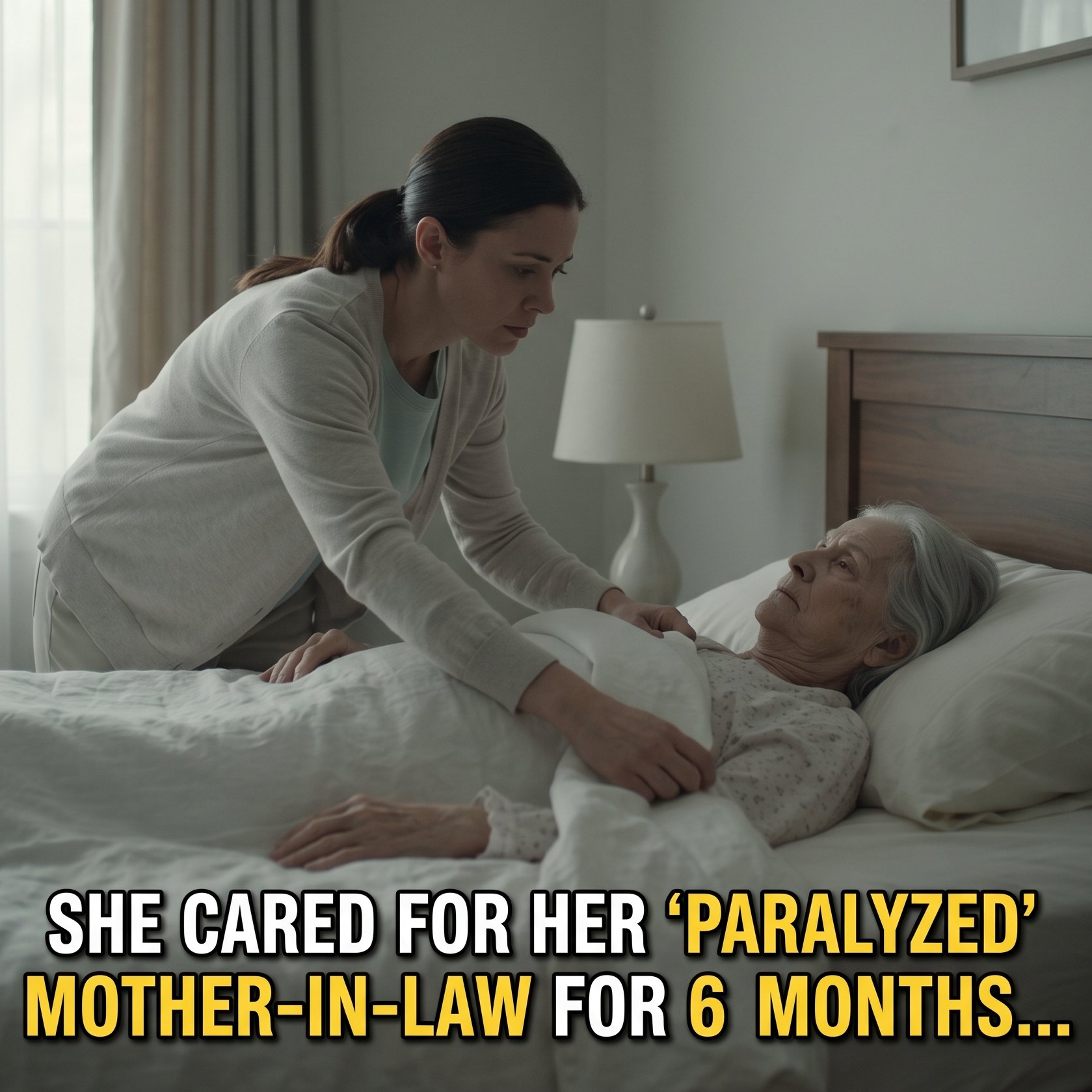 “For six months, I looked after my “p@ralyzed” mother-in-law.