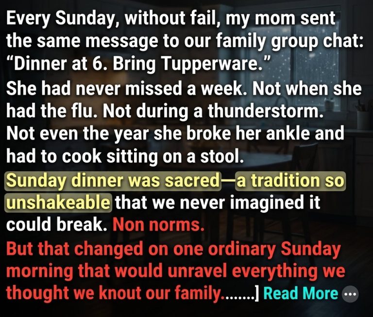 sunday dinner family tradition